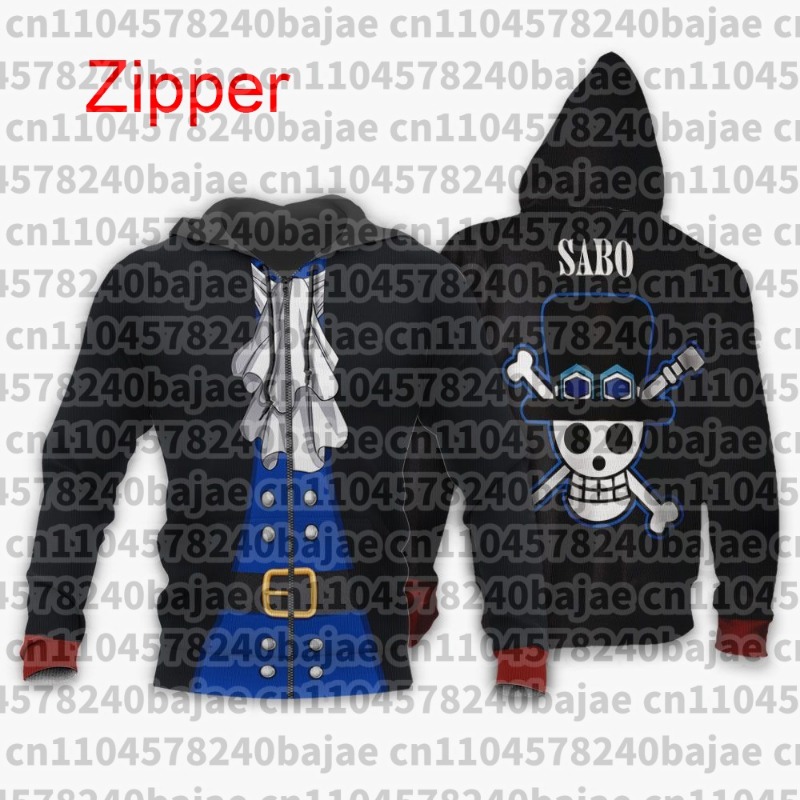 One Piece Donquixote Doflaming - Men'S Fashion Zipper Hoodie ulasan dan harga