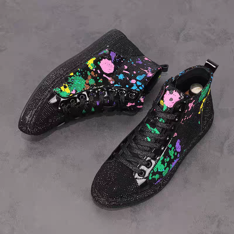 European fashion rhinestone se - Men'S Fashion Footwear ulasan dan harga