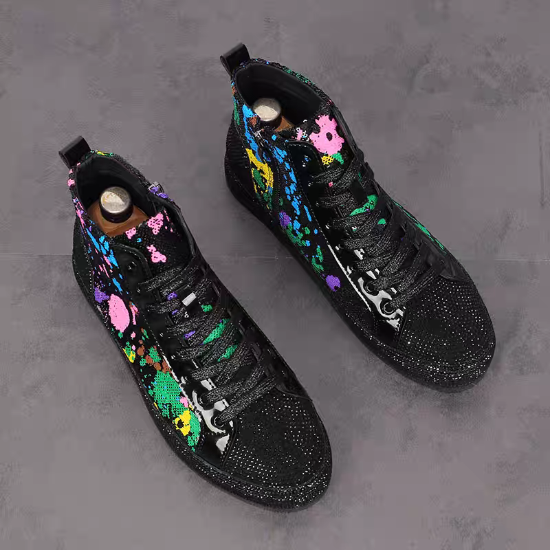 European fashion rhinestone se - Men'S Fashion Footwear ulasan dan harga