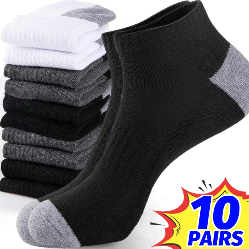 1-10Pairs Breathable Mens Summ - Socks Ankle Men ulasan dan harga