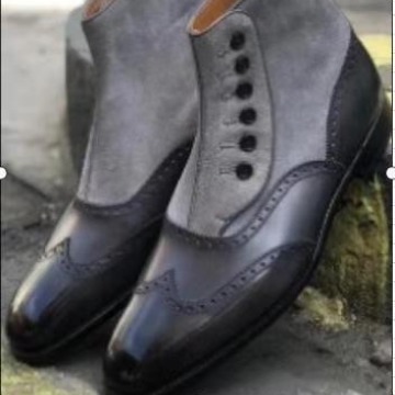 Men's Leather Suede Chelsea Bo - Men'S Fashion Footwear ulasan dan harga