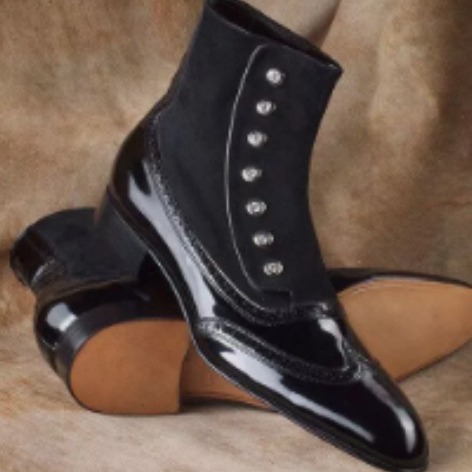 Men's Leather Suede Chelsea Bo - Men'S Fashion Footwear ulasan dan harga