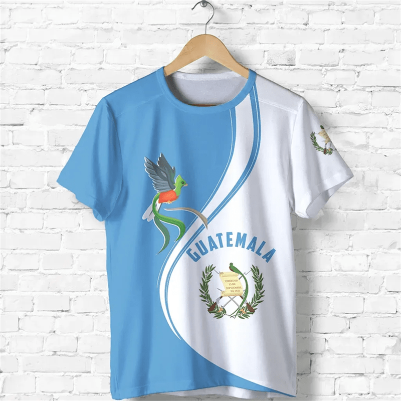 Guatemala National 3D Print T- - Men'S Fashion Guatemala ulasan dan harga