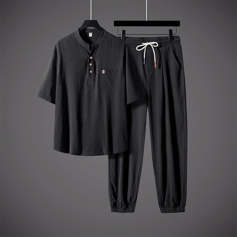 New Summer Fashion Trendy Cott - Men'S Fashion Plus ulasan dan harga