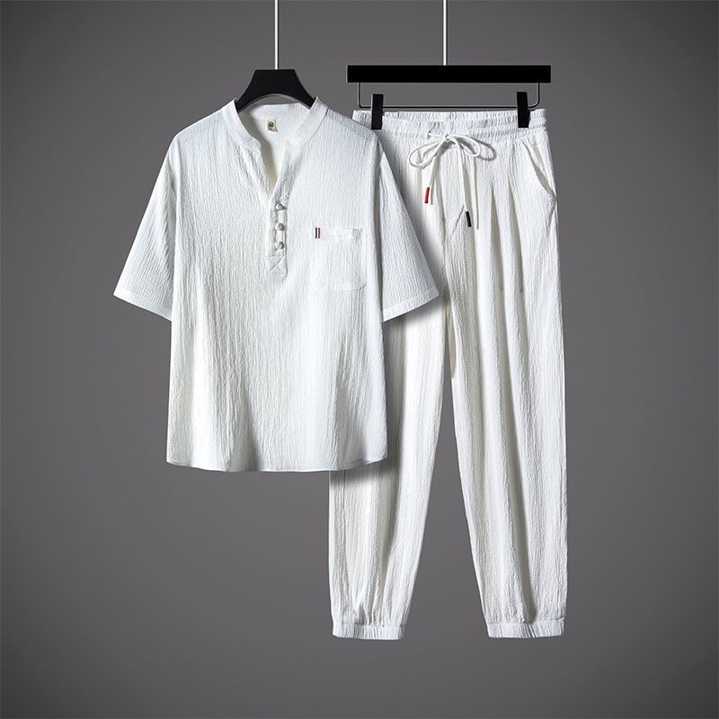 New Summer Fashion Trendy Cott - Men'S Fashion Plus ulasan dan harga