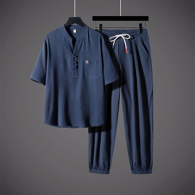 New Summer Fashion Trendy Cott - Men'S Fashion Plus ulasan dan harga