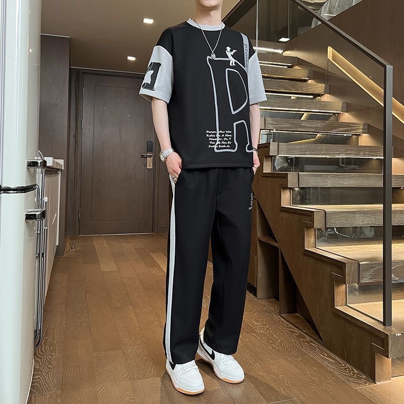 Summer Fashion Trendy Printed  - Men'S Fashion Plus ulasan dan harga