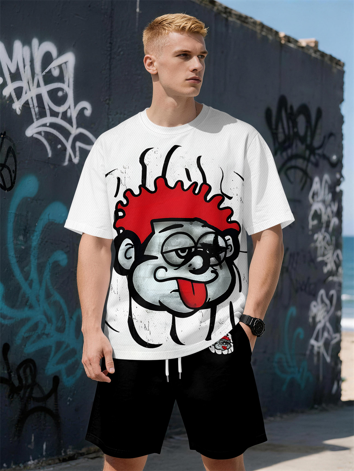 2026 Summer New Men's Short-Sl - Men'S Fashion Brands ulasan dan harga