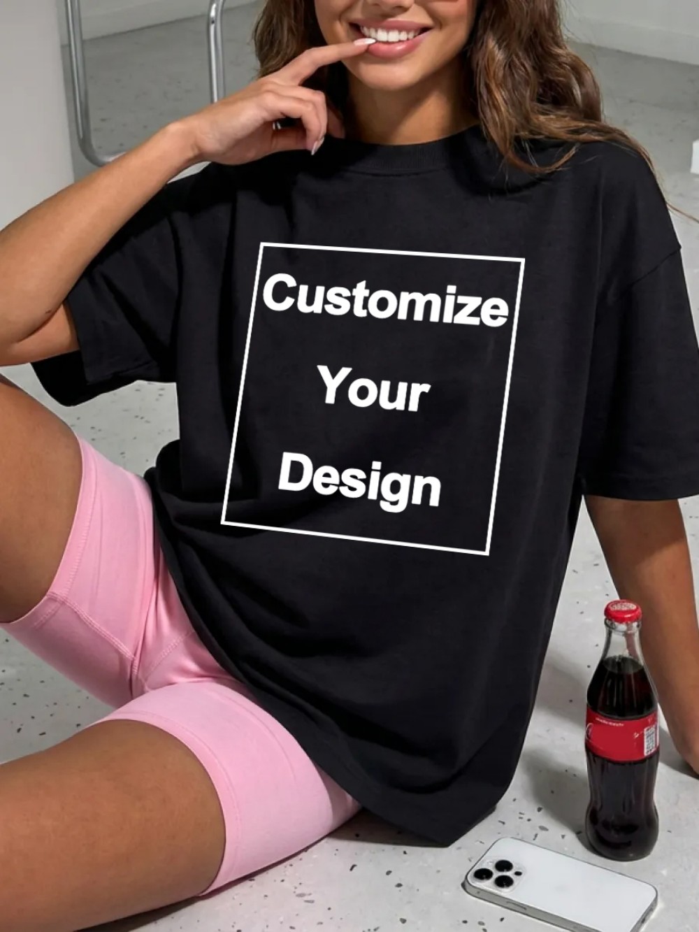 Summer Custom Cotton T-Shirts  - Graphic Tee Oversized ulasan dan harga