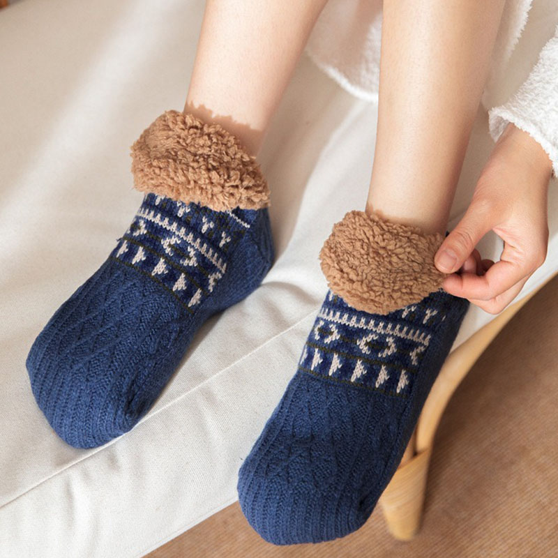 Women Men Fall And Winter Floo - Socks Ankle Men ulasan dan harga