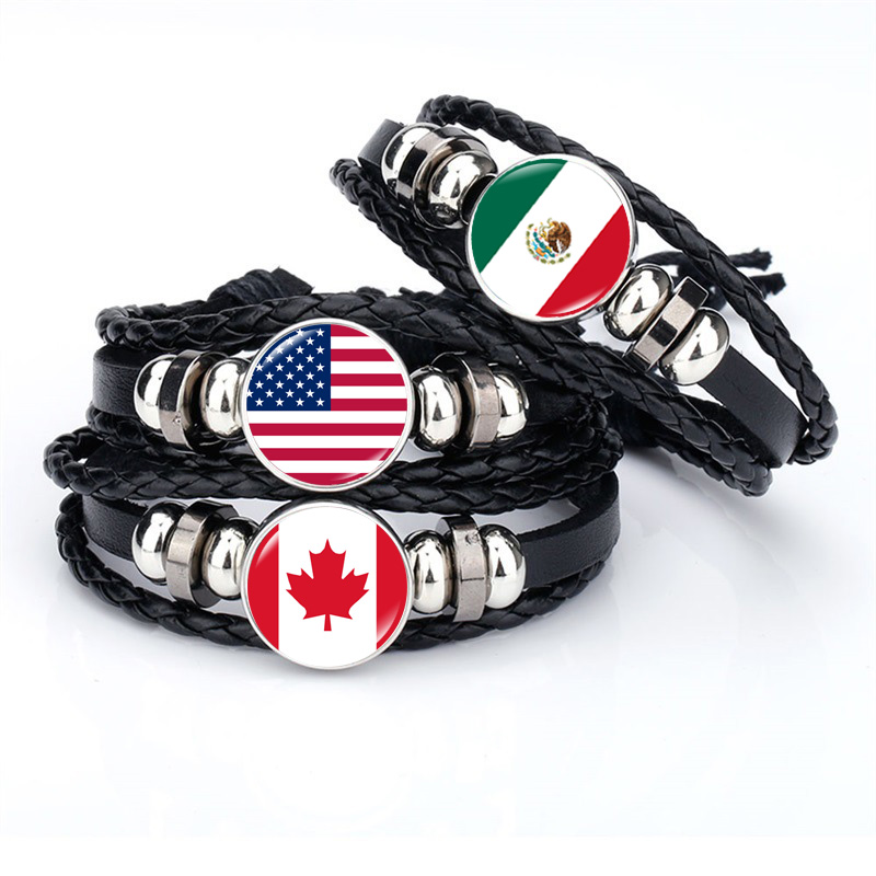North American Flag Bracelet f - Men'S Fashion Guatemala ulasan dan harga