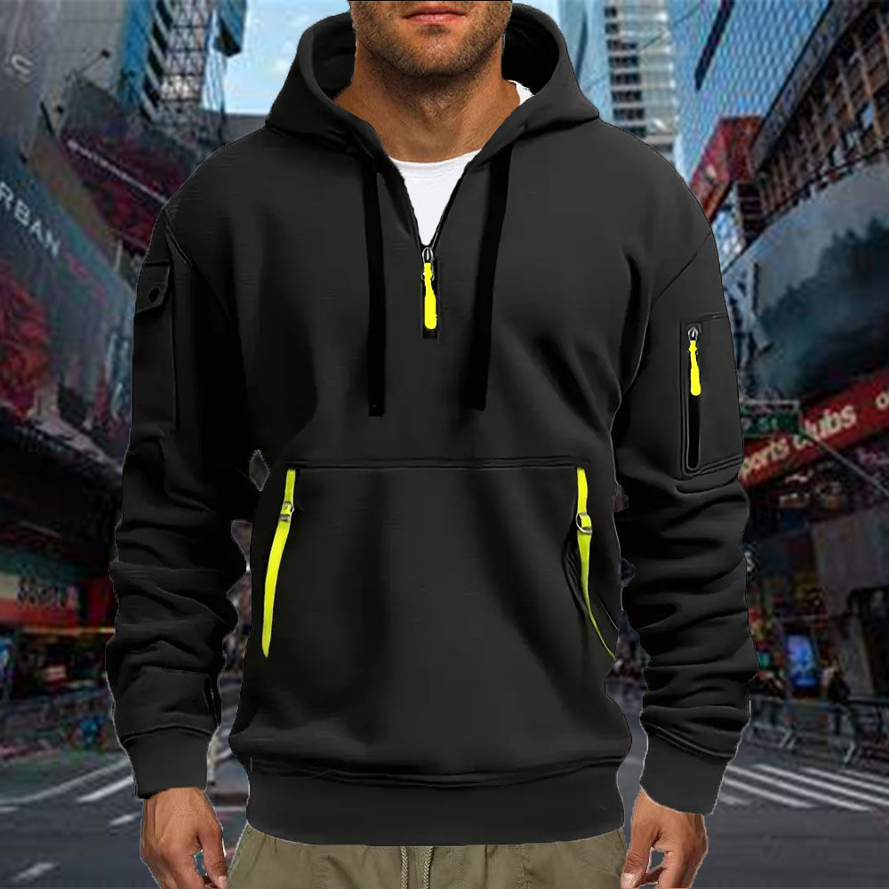 Men's Casual Sports Hoodie Spr - Men'S Fashion Zipper Hoodie ulasan dan harga