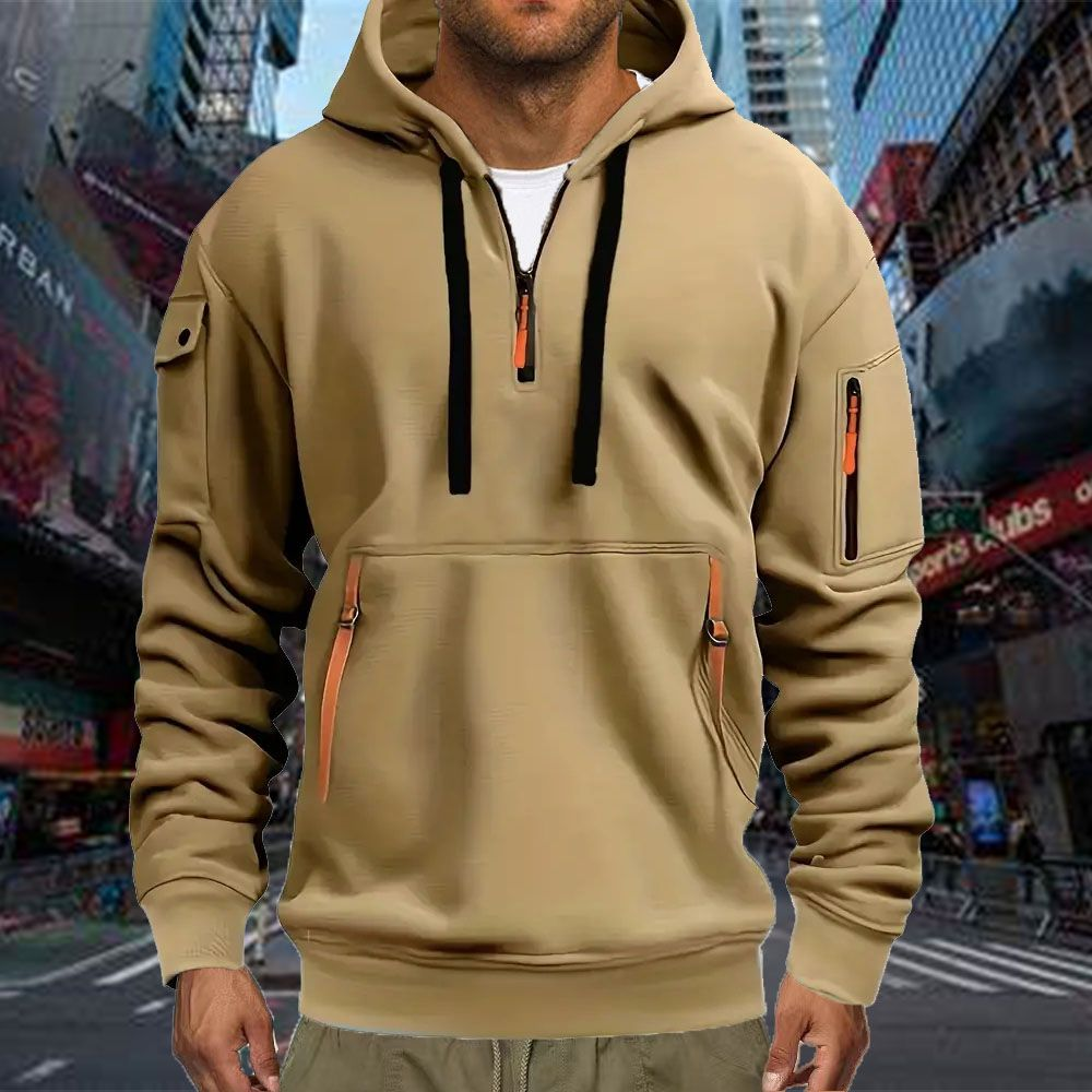 Men's Casual Sports Hoodie Spr - Men'S Fashion Zipper Hoodie ulasan dan harga