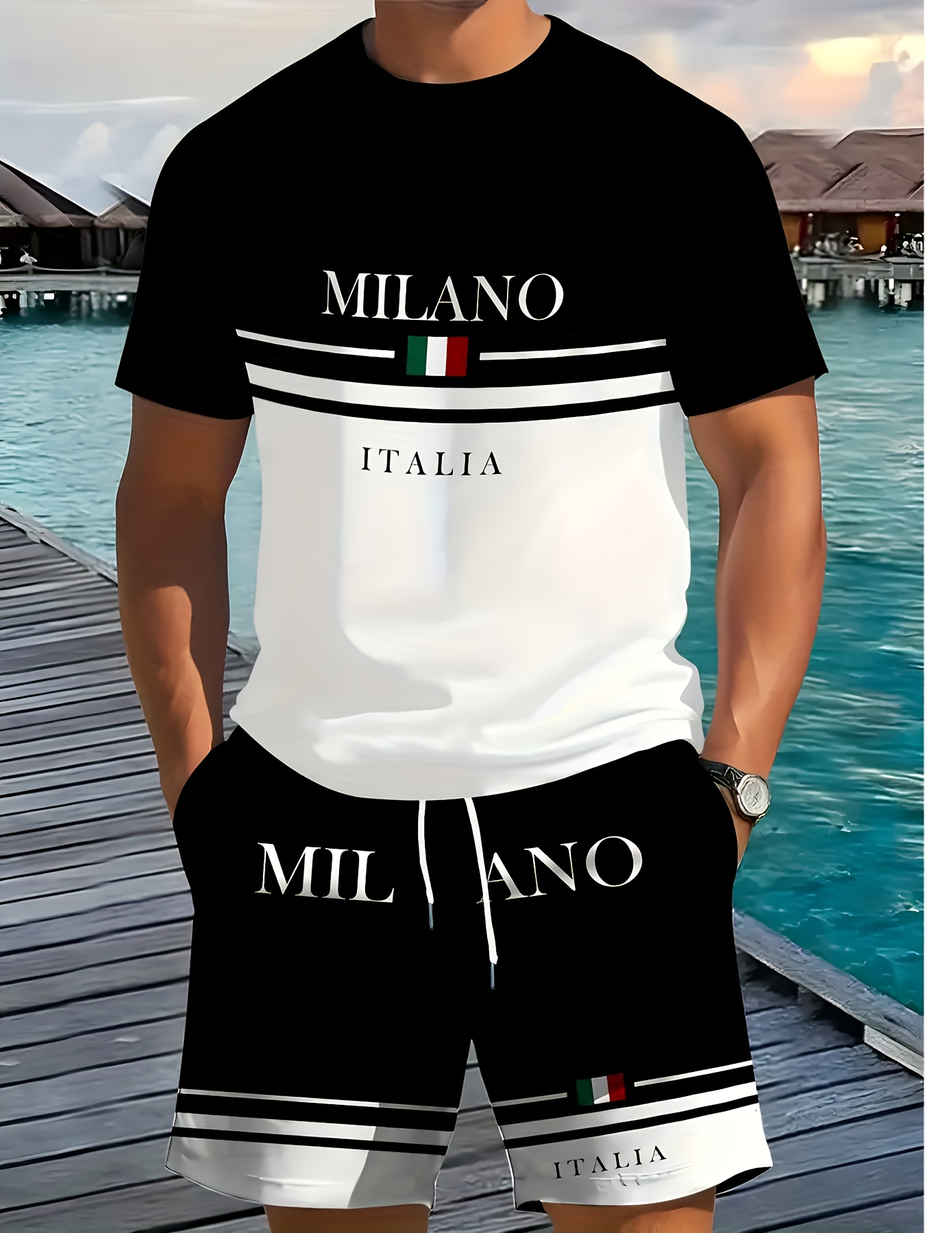 2026 Summer New Men's Short-Sl - Men'S Fashion Brands ulasan dan harga