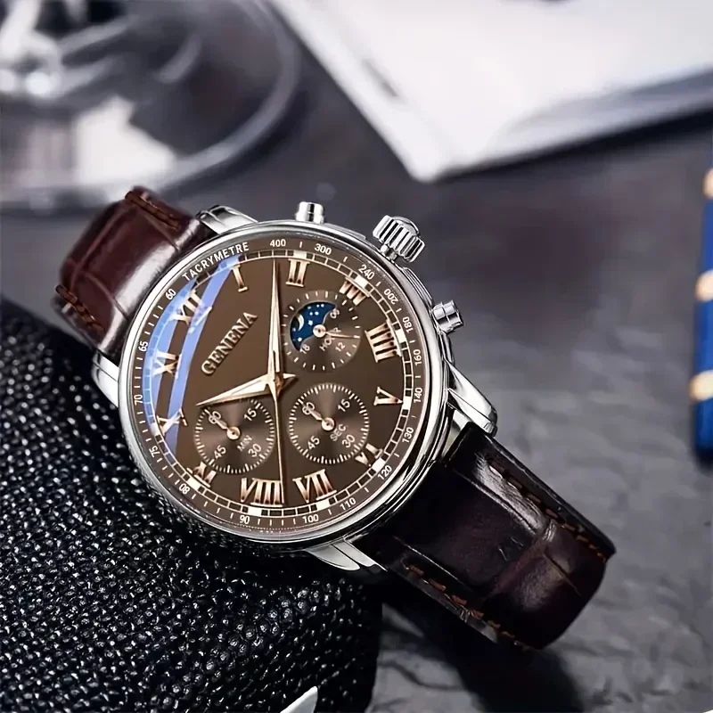GENEVA/wokai High Quality Men' - Men'S Fashion Quartz Watch Wokai ulasan dan harga