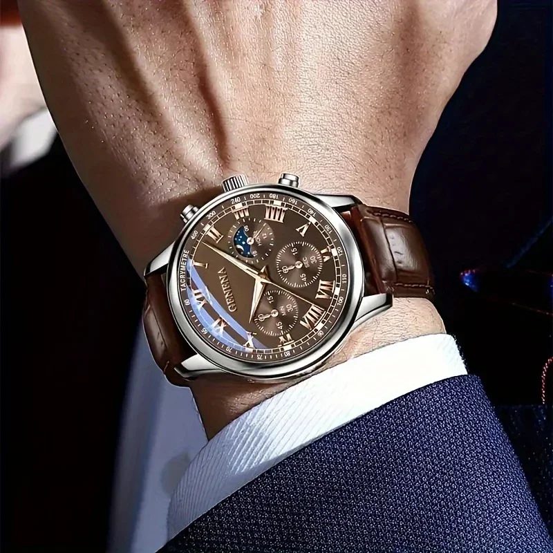 GENEVA/wokai High Quality Men' - Men'S Fashion Quartz Watch Wokai ulasan dan harga