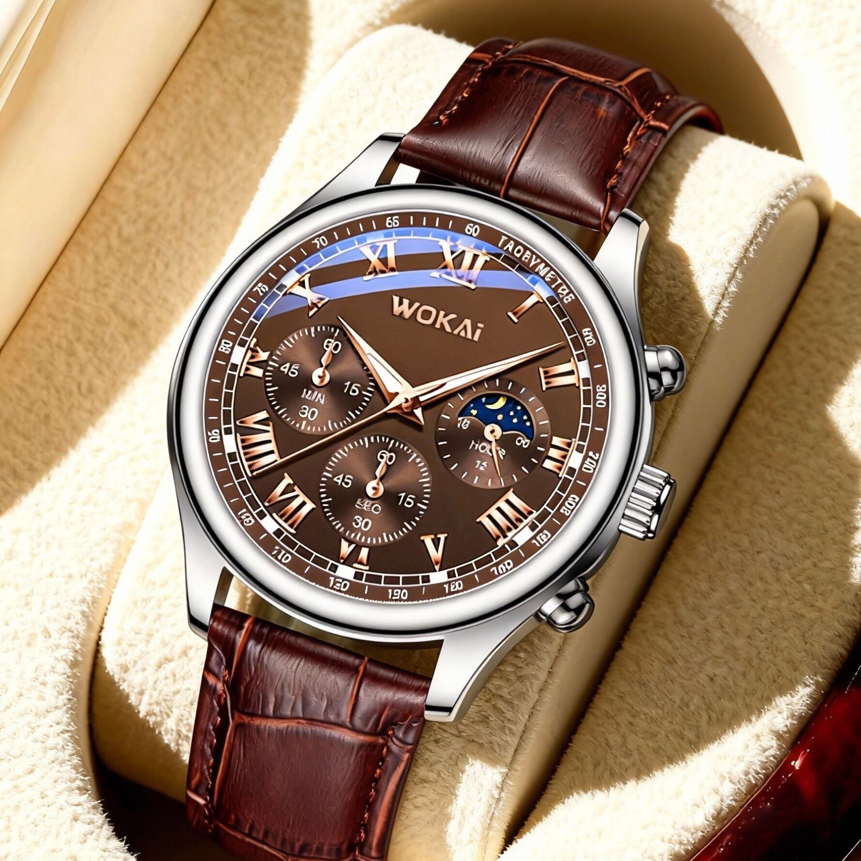 GENEVA/wokai High Quality Men' - Men'S Fashion Quartz Watch Wokai ulasan dan harga