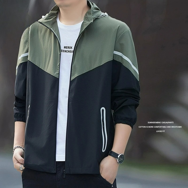 Hot Weather UV Jacket Men Summ - Men'S Fashion For Hot Weather ulasan dan harga