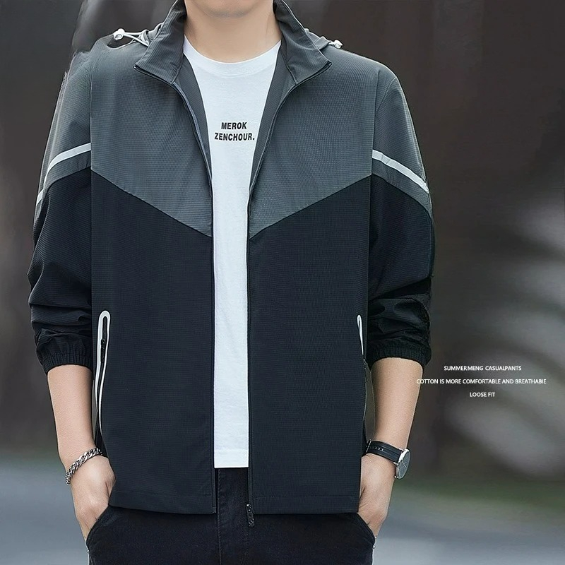 Hot Weather UV Jacket Men Summ - Men'S Fashion For Hot Weather ulasan dan harga
