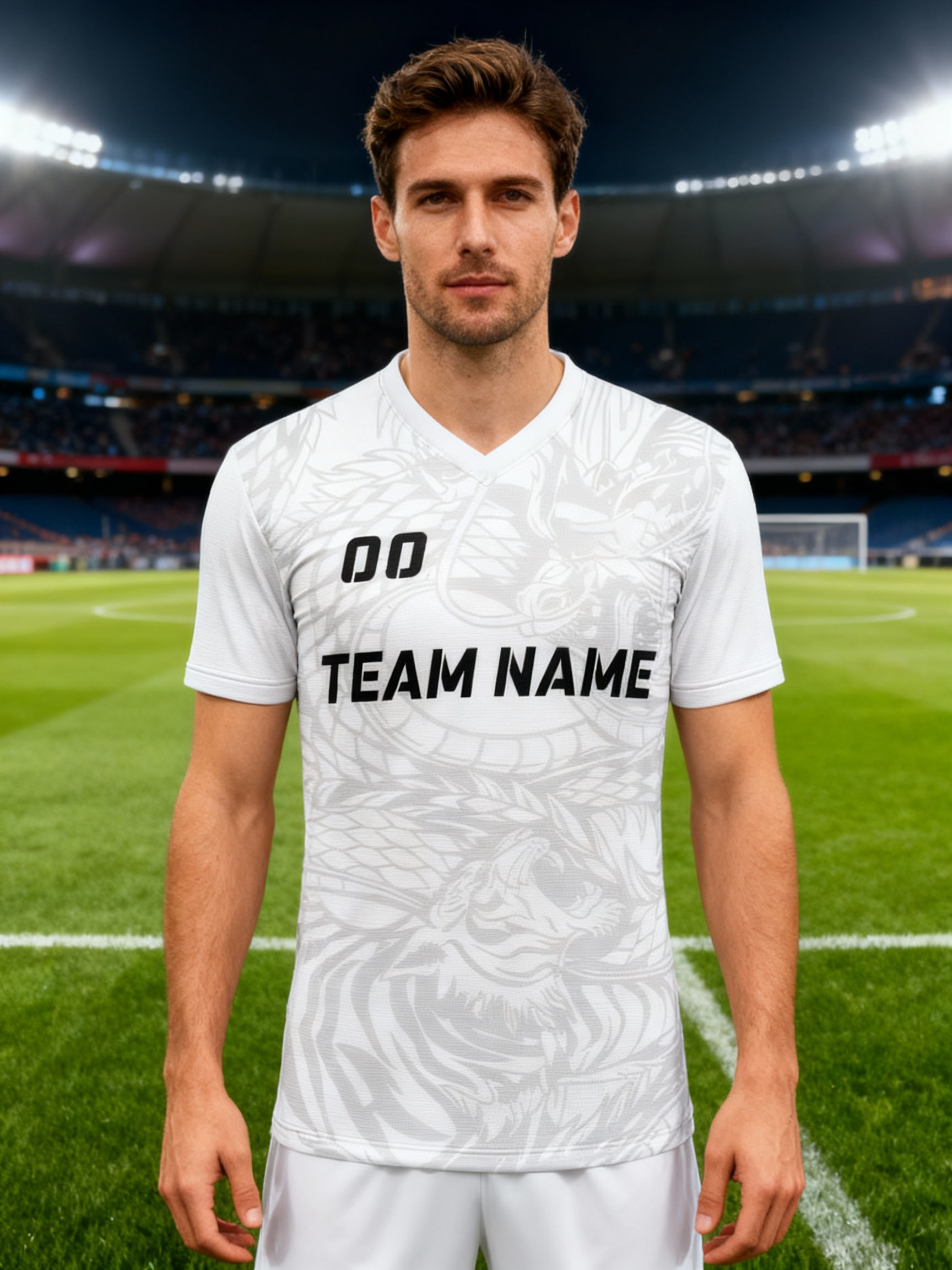 Custom Soccer Jersey With Cust - Mens Fashion Modern ulasan dan harga