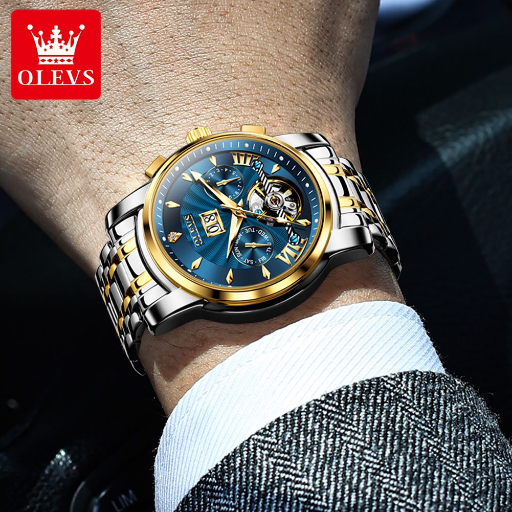 OLEVS Men Watches Luxury Fashi - Mens Fashion Week ulasan dan harga