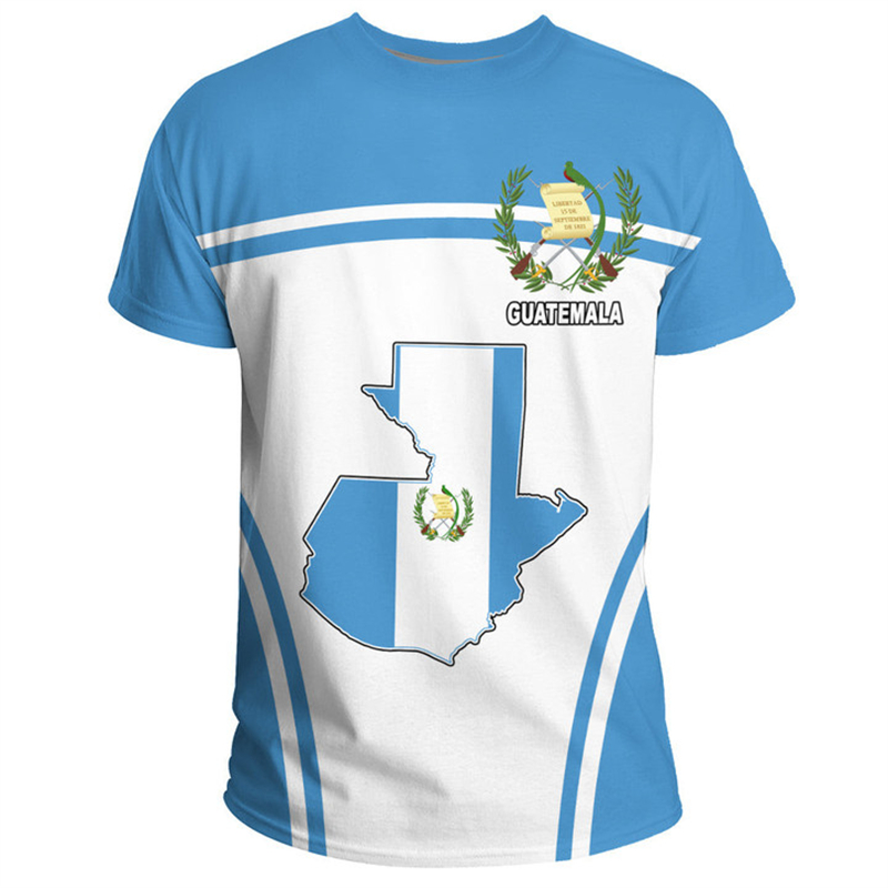 Guatemala Flag Map 3D Printed  - Men'S Fashion Guatemala ulasan dan harga