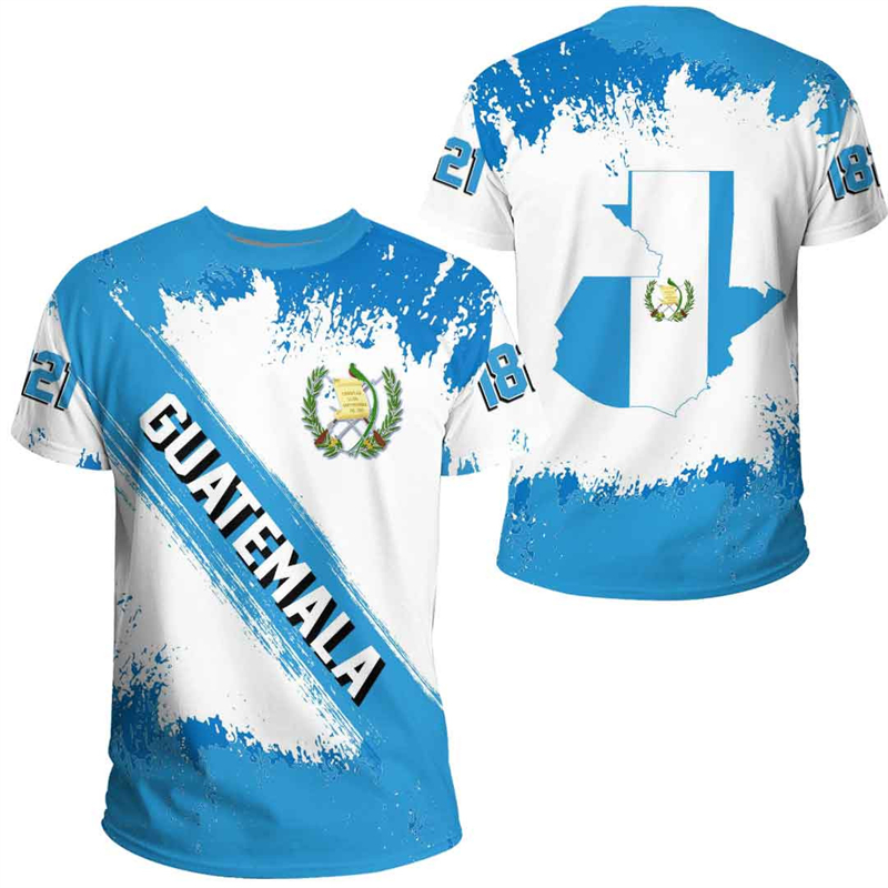 Guatemala Flag Map 3D Printed  - Men'S Fashion Guatemala ulasan dan harga
