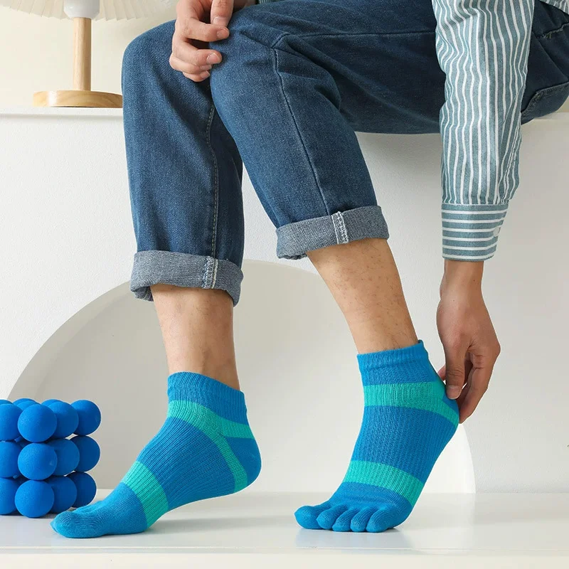 1/5 Pairs Mans Five Finger Ank - Socks Ankle Men ulasan dan harga