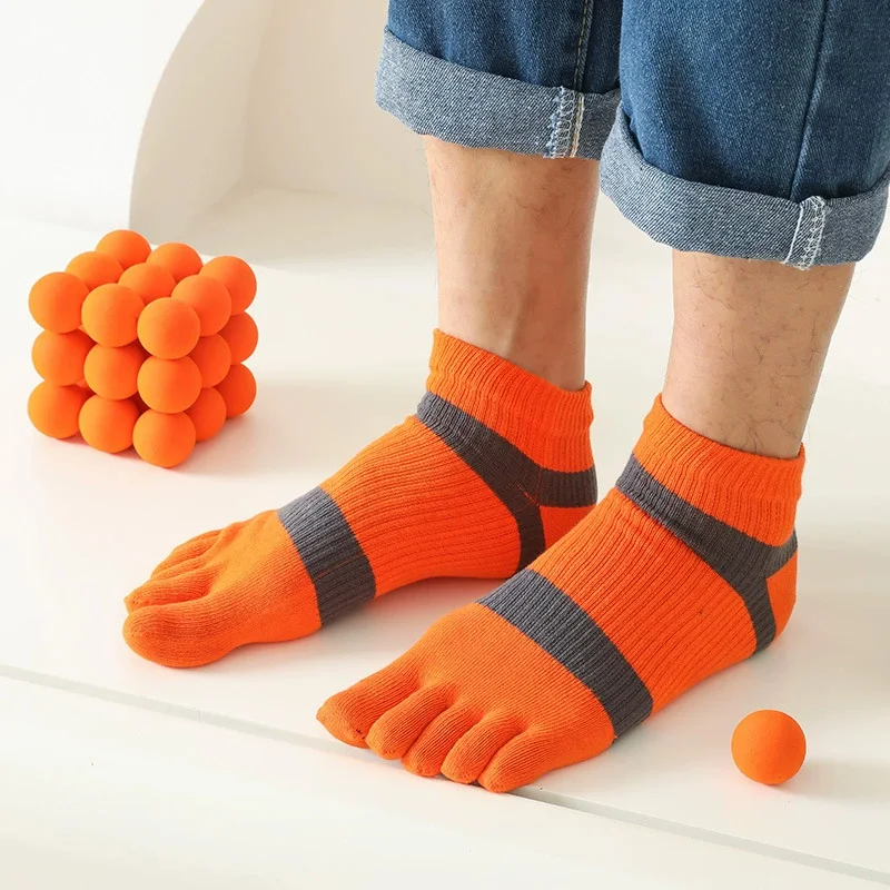 1/5 Pairs Mans Five Finger Ank - Socks Ankle Men ulasan dan harga