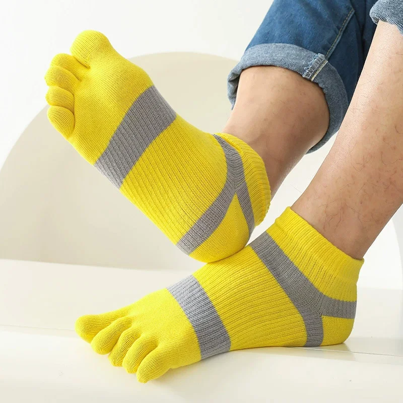 1/5 Pairs Mans Five Finger Ank - Socks Ankle Men ulasan dan harga
