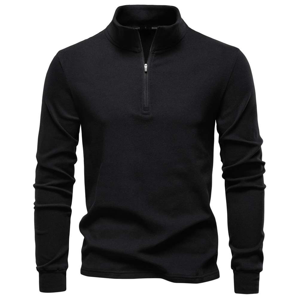 Men's half-zip cardigan, long- - Mens Fashion Quarter Zip ulasan dan harga