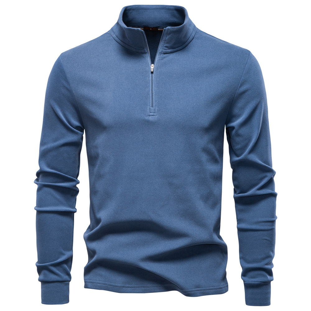 Men's half-zip cardigan, long- - Mens Fashion Quarter Zip ulasan dan harga