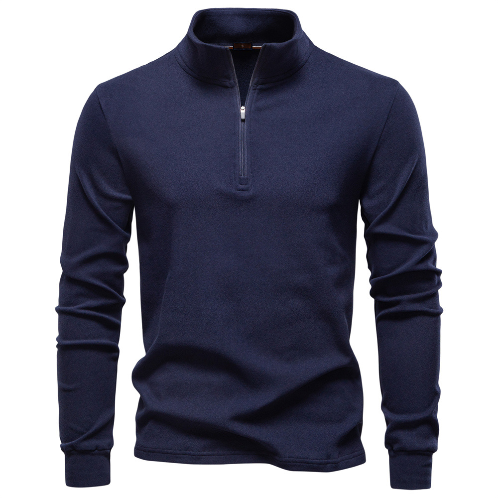 Men's half-zip cardigan, long- - Mens Fashion Quarter Zip ulasan dan harga