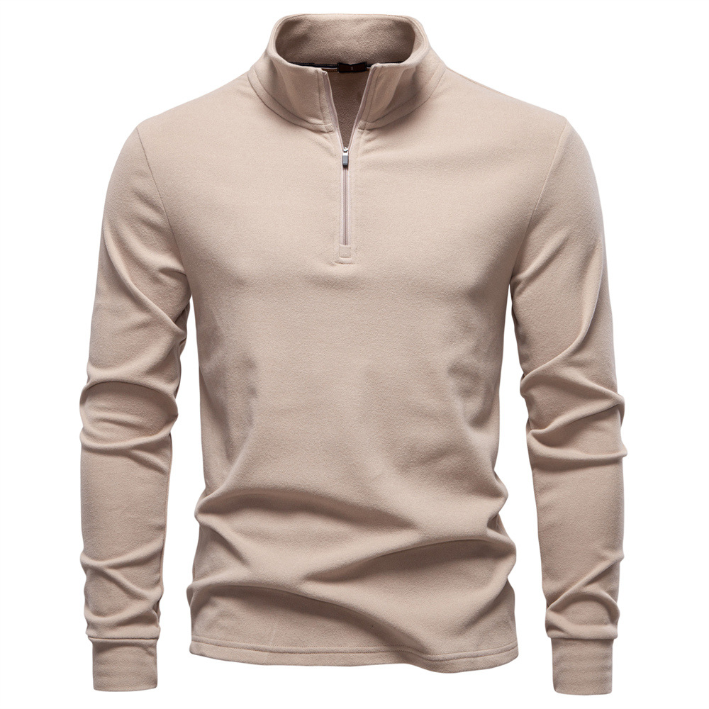 Men's half-zip cardigan, long- - Mens Fashion Quarter Zip ulasan dan harga