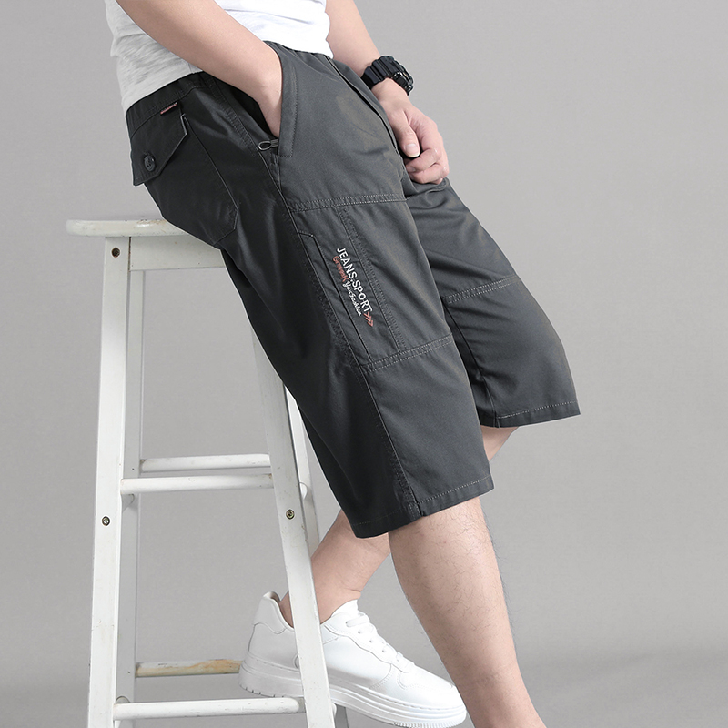 Zipper Pocket Workwear Shorts  - Cargo Jogger Pants ulasan dan harga