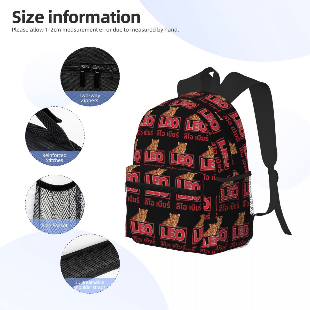 Leo Beer Bangkok Backpack Dayp - Mens Fashion Bangkok ulasan dan harga