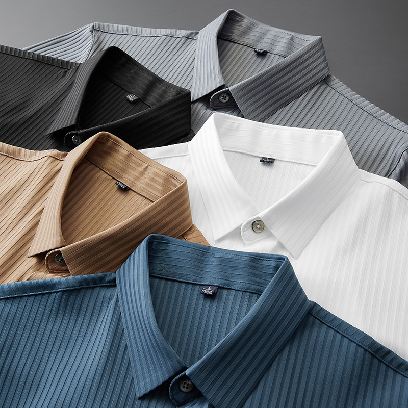Men's Short Sleeve Dress Shirt - Dress Shirt Non-Iron ulasan dan harga