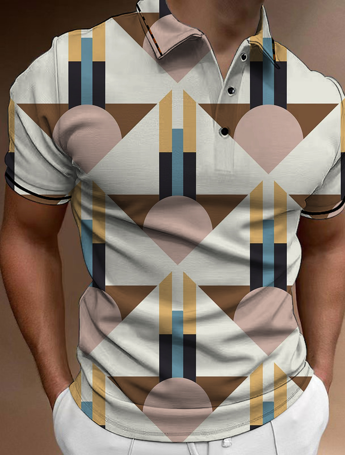 Summer Fashion Men's Button Po - Men'S Fashion Golf Clothing ulasan dan harga