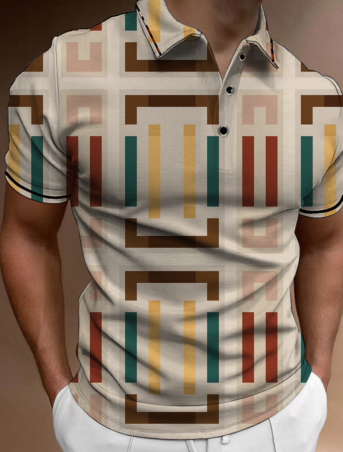 Summer Fashion Men's Button Po - Men'S Fashion Golf Clothing ulasan dan harga
