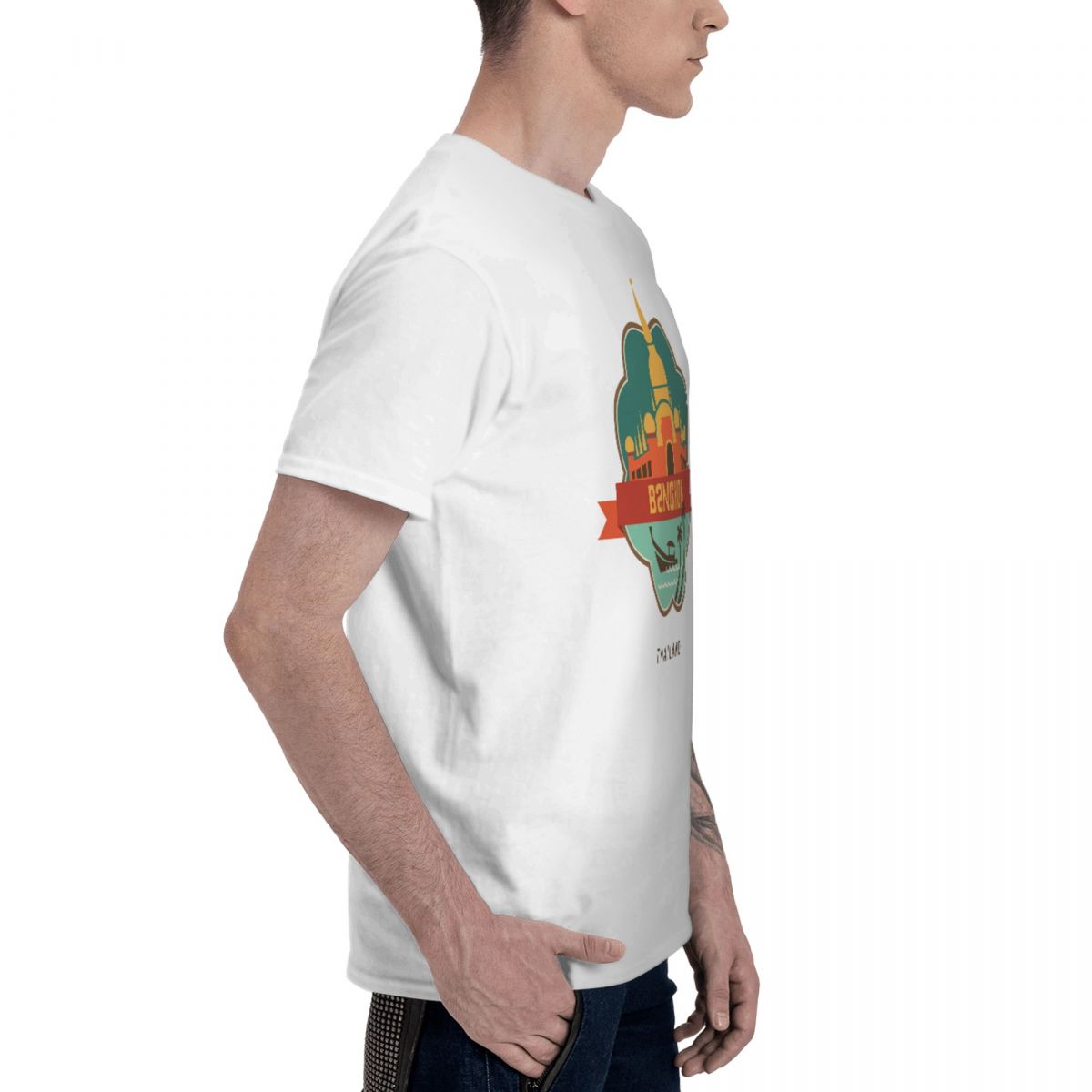 100% Cotton THAILAND BANGKOK T - Mens Fashion Bangkok ulasan dan harga