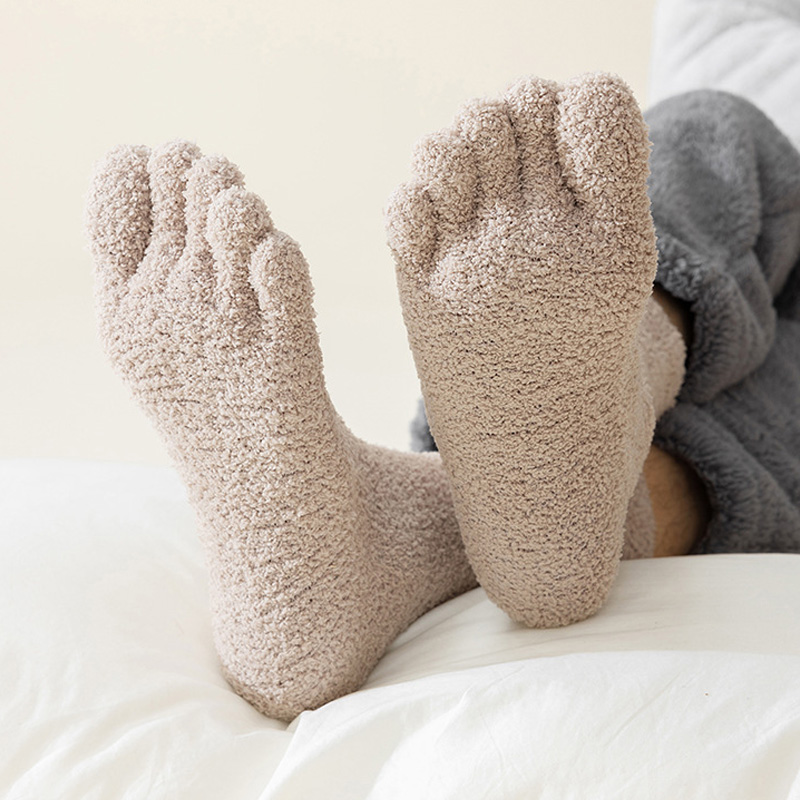 1/5 Pairs Mans Thermal Toe Soc - Socks Ankle Men ulasan dan harga